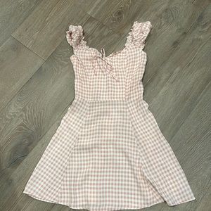 REFORMATION
Plaid Print Mini Dress